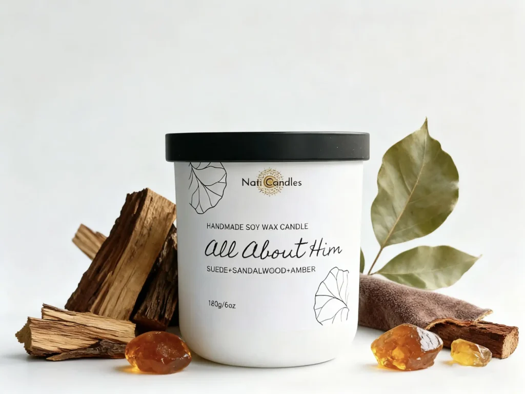 All About Him Soy Wax Candle