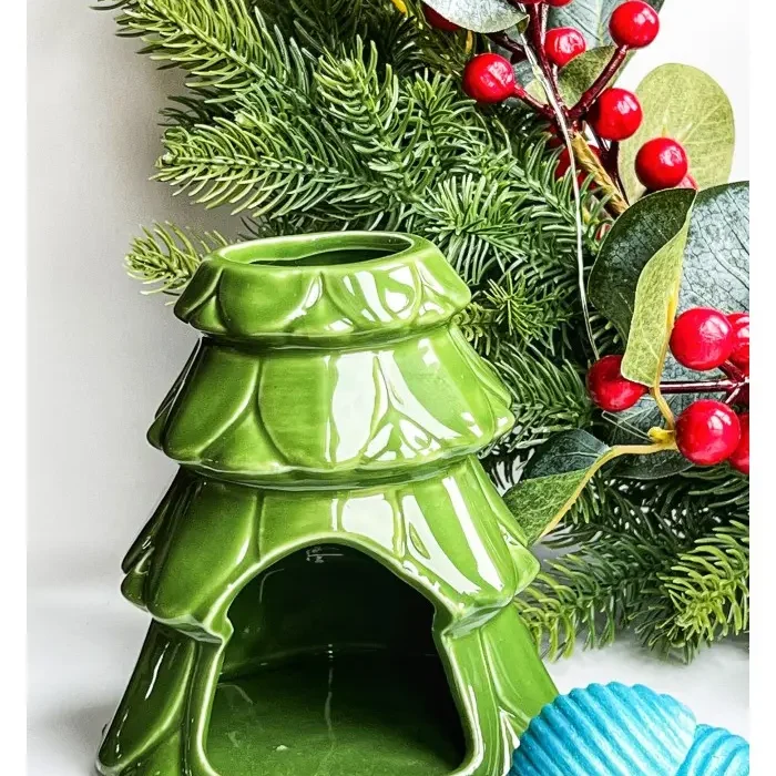 Beautiful And Festive Feel Burner Green Tree