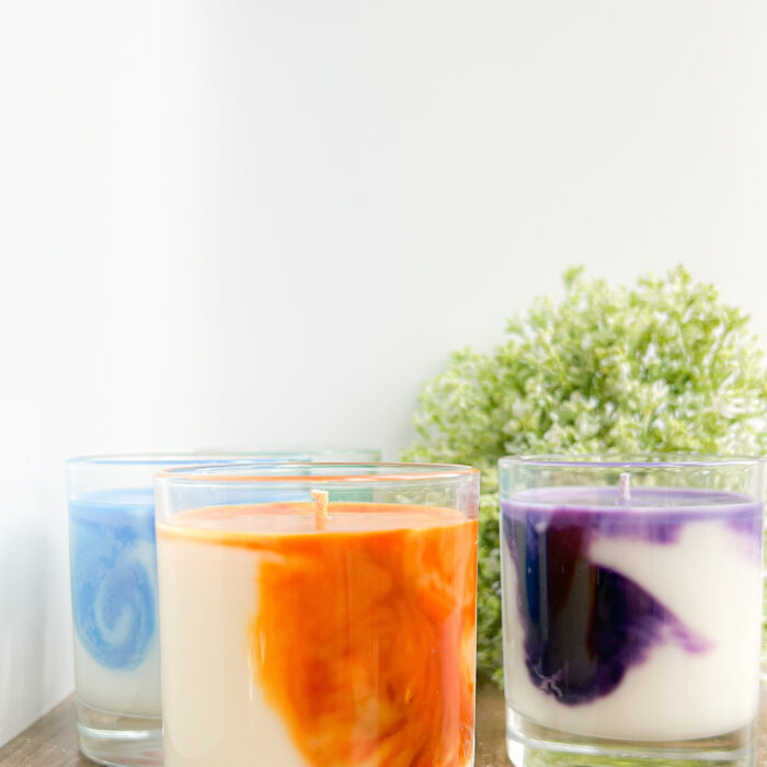 Marbled Scented Candles