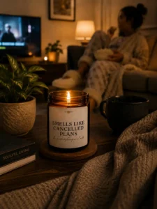 SMELLS LIKE Cancelled Plans - The Sweetest Feeling on Earth Candle
