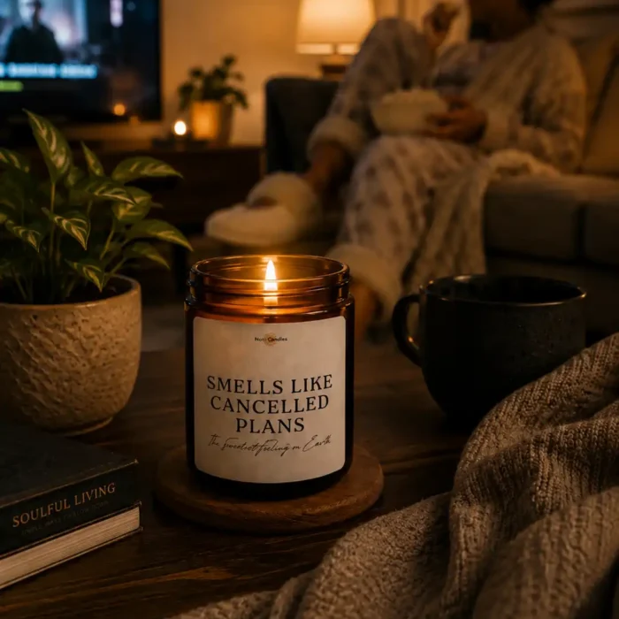 SMELLS LIKE Cancelled Plans - The Sweetest Feeling on Earth Candle