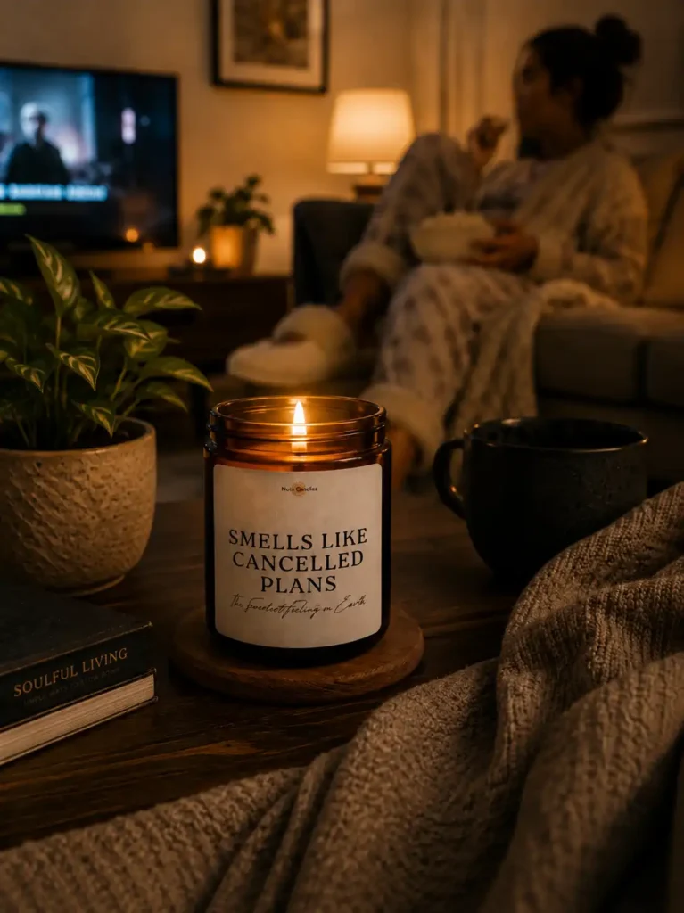 SMELLS LIKE Cancelled Plans - The Sweetest Feeling on Earth Candle