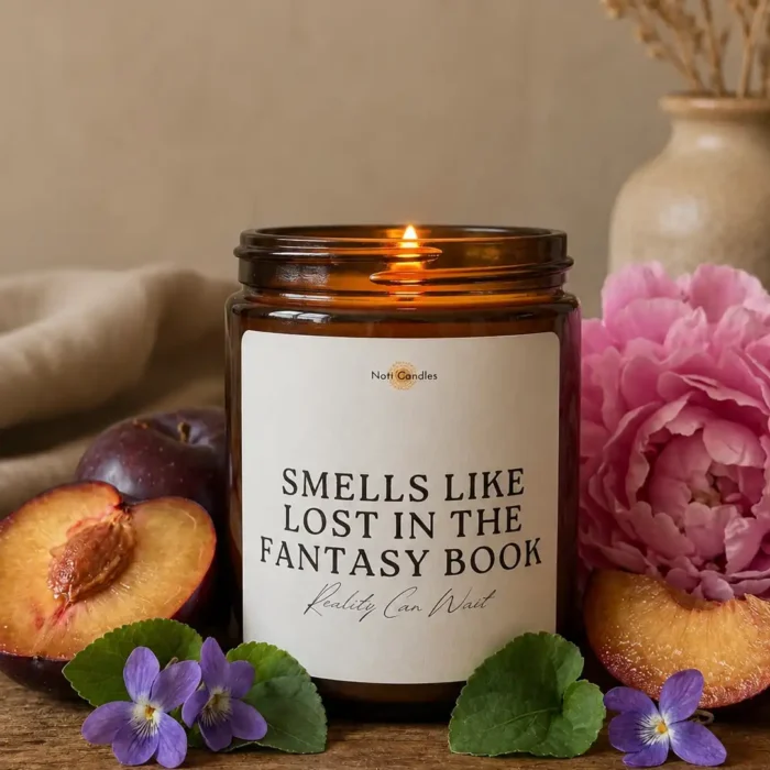 SMELLS LIKE Lost In a Fantasy Book - Reality Can Wait Candle