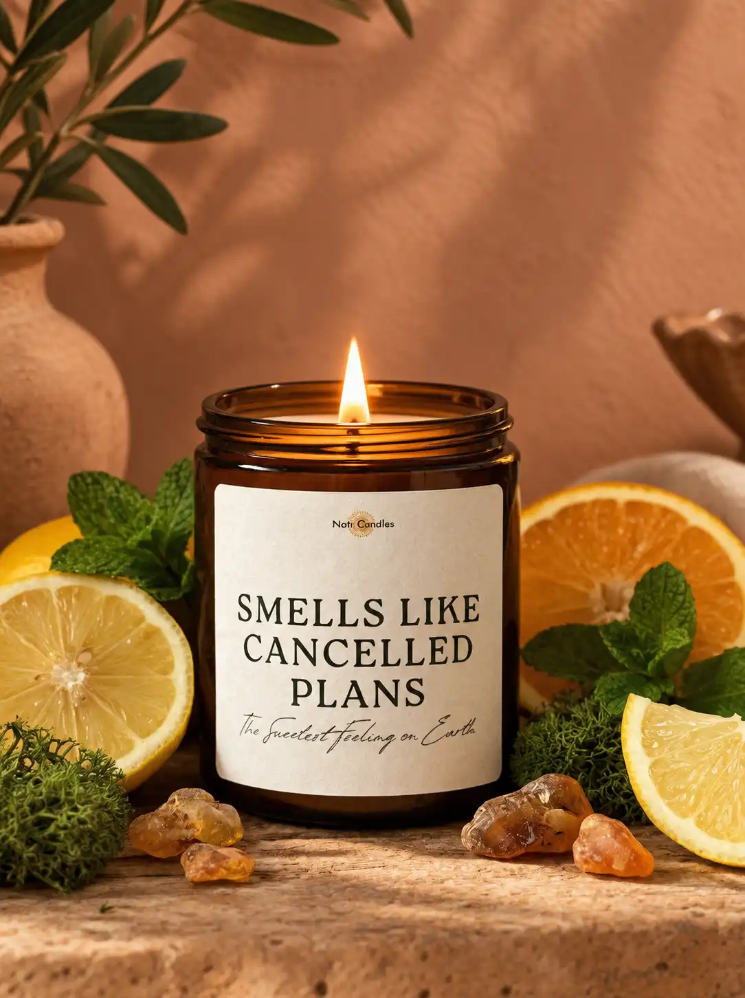 SMELLS LIKE Cancelled Plans - The Sweetest Feeling on Earth Candle - Image 2