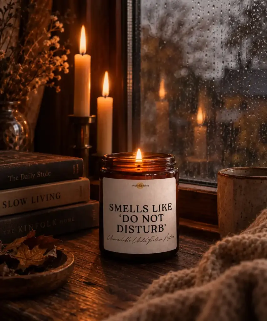 SMELLS LIKE Do Not Disturb - Unavailable Until Further Notice Candle